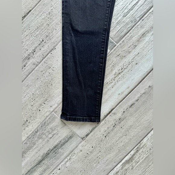 LOFT Women's Distressed Black High Rise Skinny Ankle Jeans - Size 29/8 - Picture 4 of 5